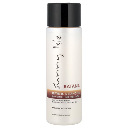 Sunny Isle, Batana Leave-In Detangler Conditioning Treatment, 8 fl oz (236.58 ml)