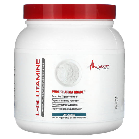 Metabolic Nutrition, L-Glutamine, Unflavored, 17.64 oz (500 g)
