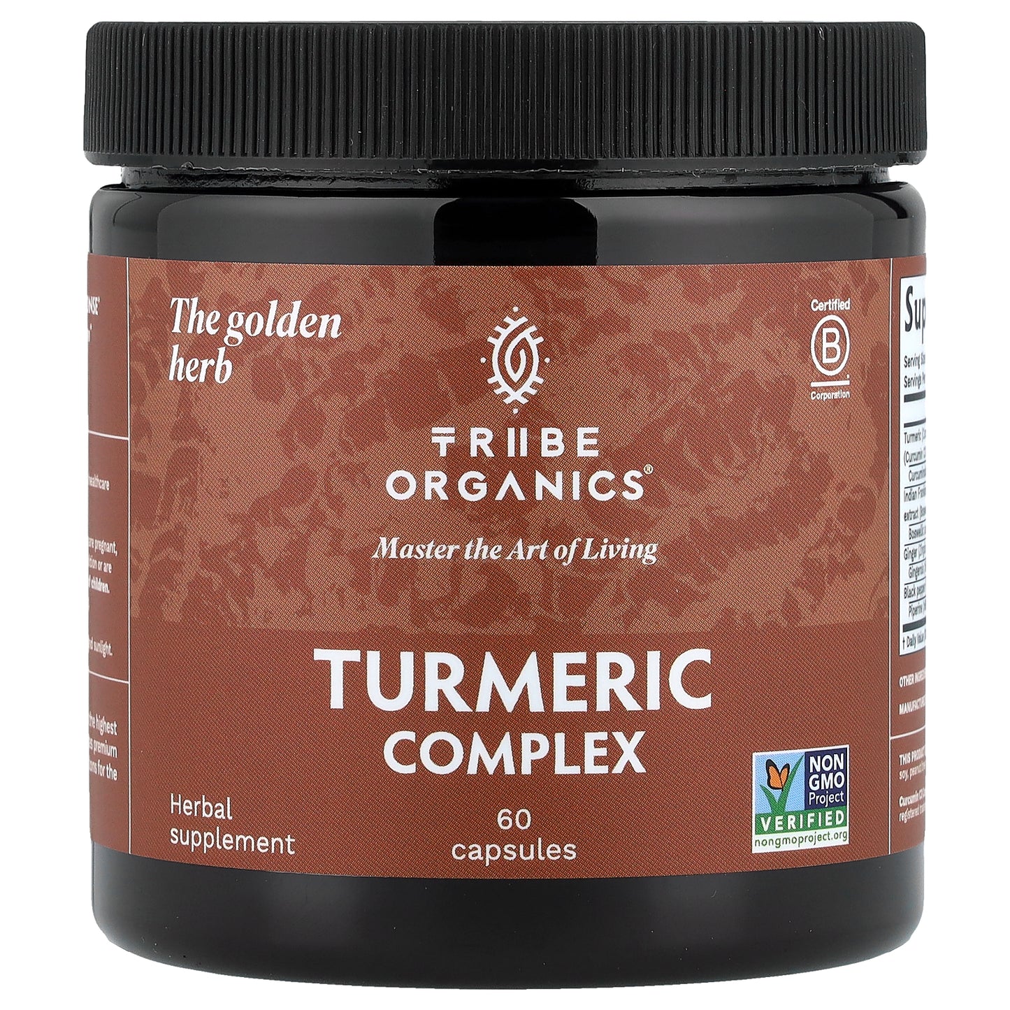 Tribe Organics, Turmeric Complex, 60 Capsules