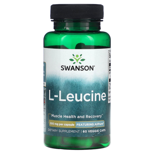 Swanson, L-Leucine, 500 mg, 60 Veggie Caps