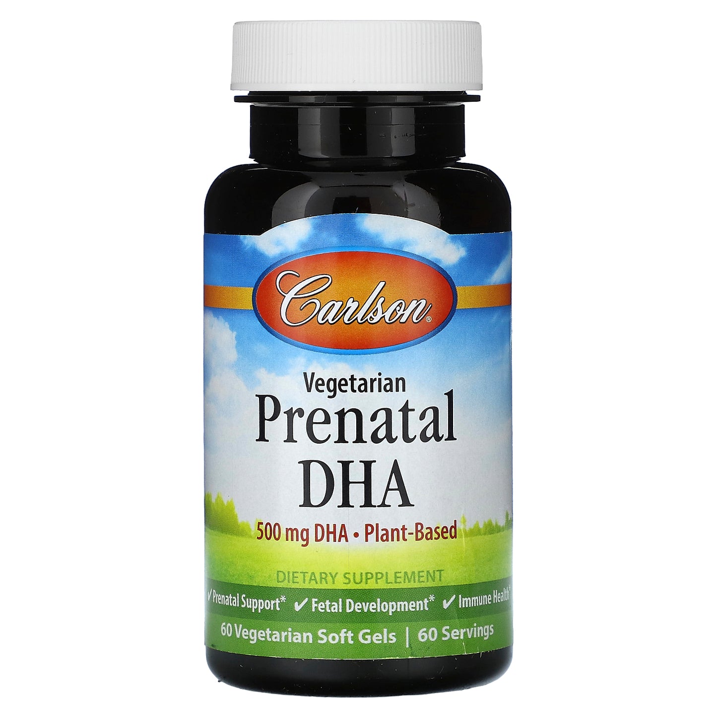 Carlson, Vegetarian Prenatal DHA, 500 mg, 60 Vegetarian Soft Gels