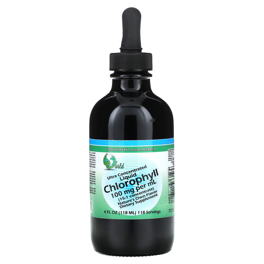 World Organic, Ultra Concentrated Liquid Chlorophyll, 4 fl oz (118 ml)