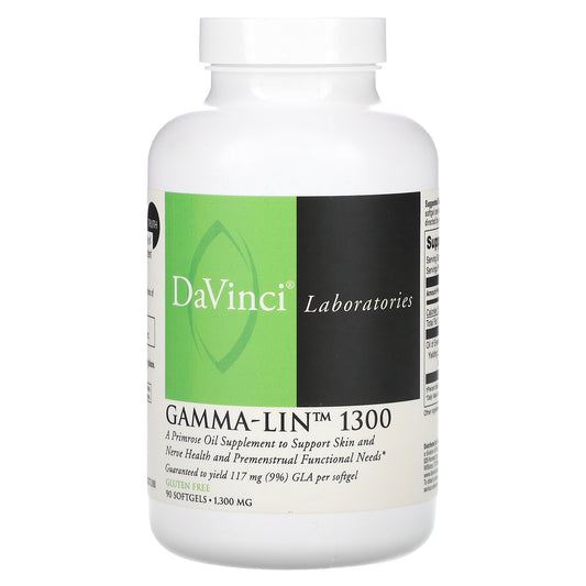 DaVinci Laboratories, Gamma-Lin 1300, 1,300 mg, 90 Softgel