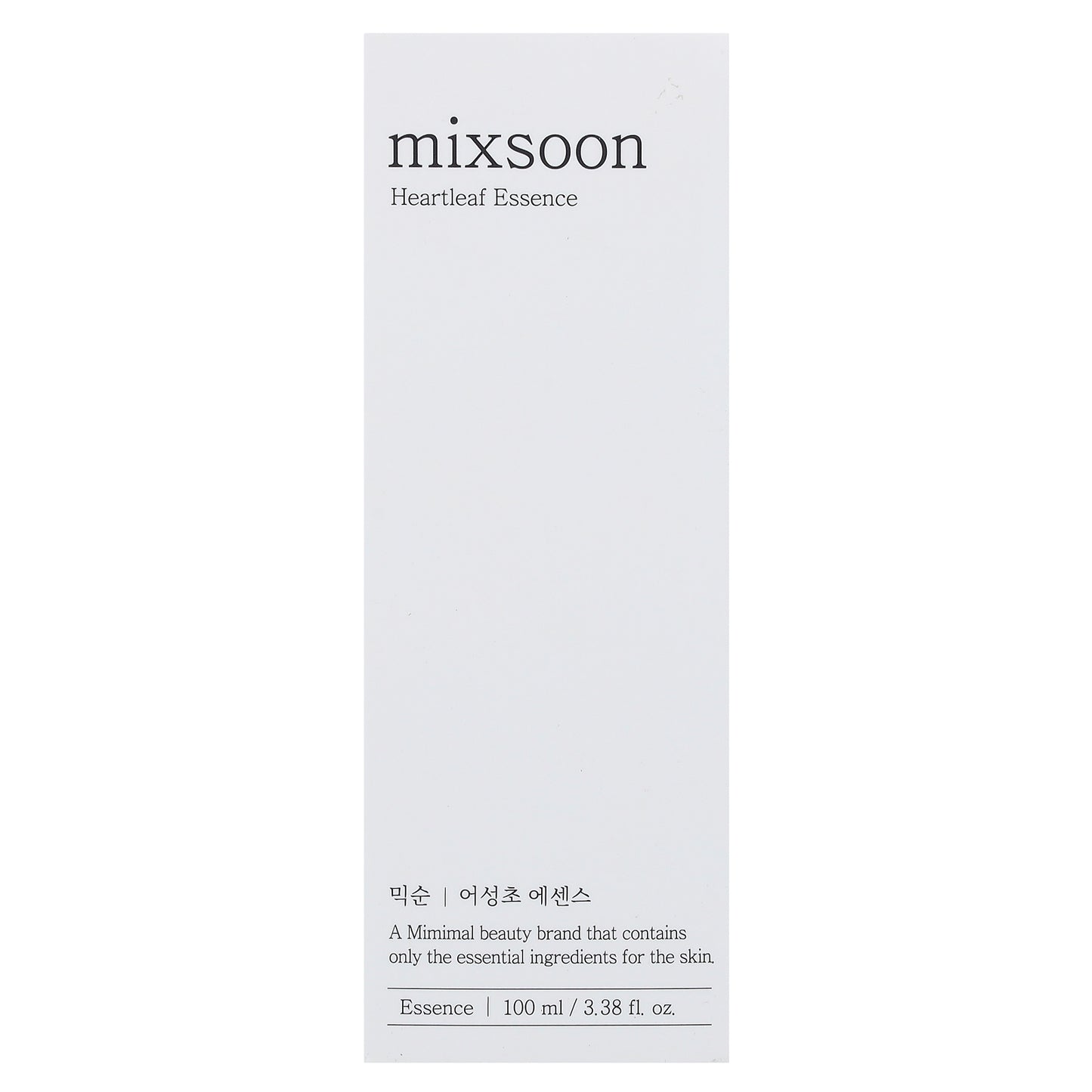 Mixsoon, Heartleaf Essence, 3.3. fl oz (100 ml)