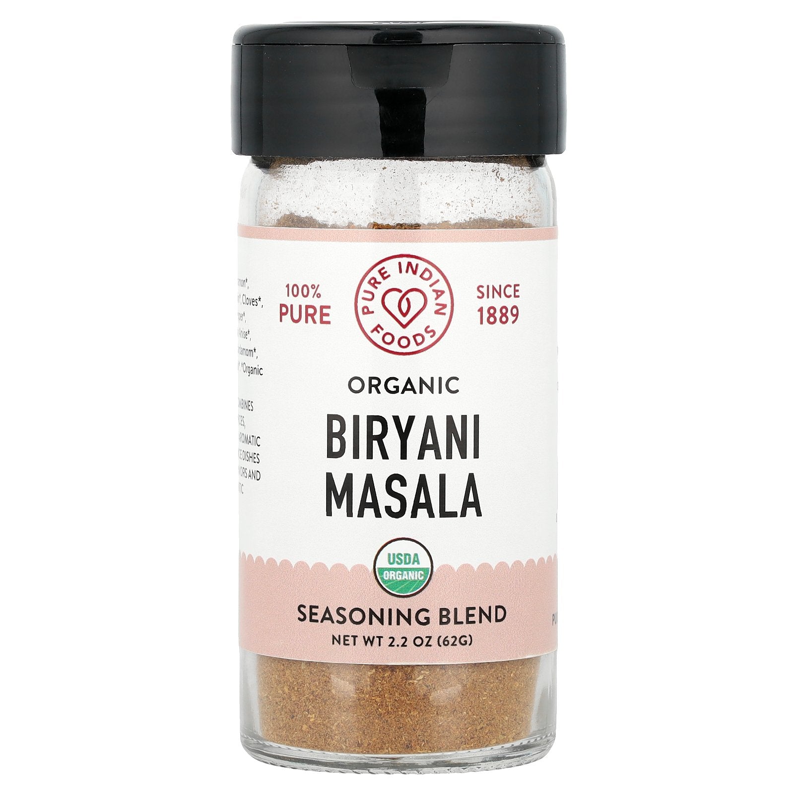Pure Indian Foods, Organic Biryani Masala, 2.2 oz (62 g)