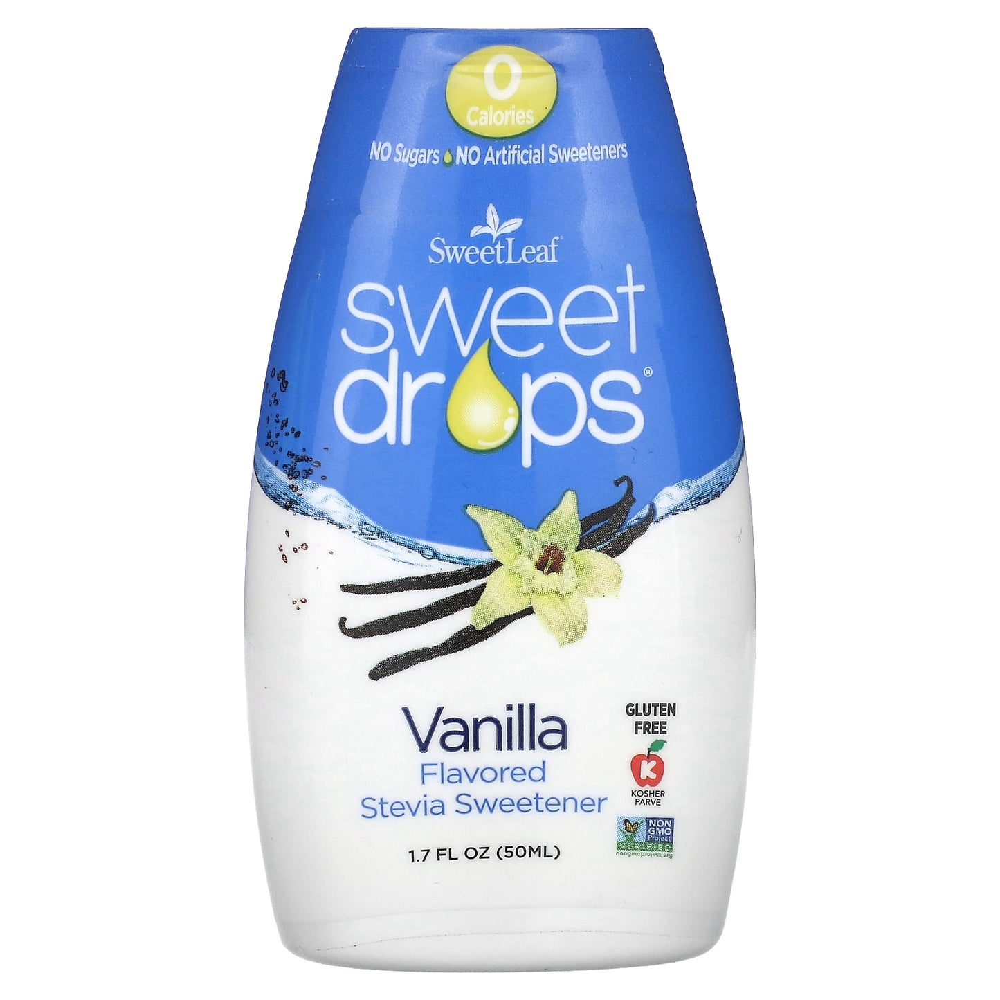 SweetLeaf Stevia, Sweet Drops, Vanilla, 1.7 fl oz (50 ml)