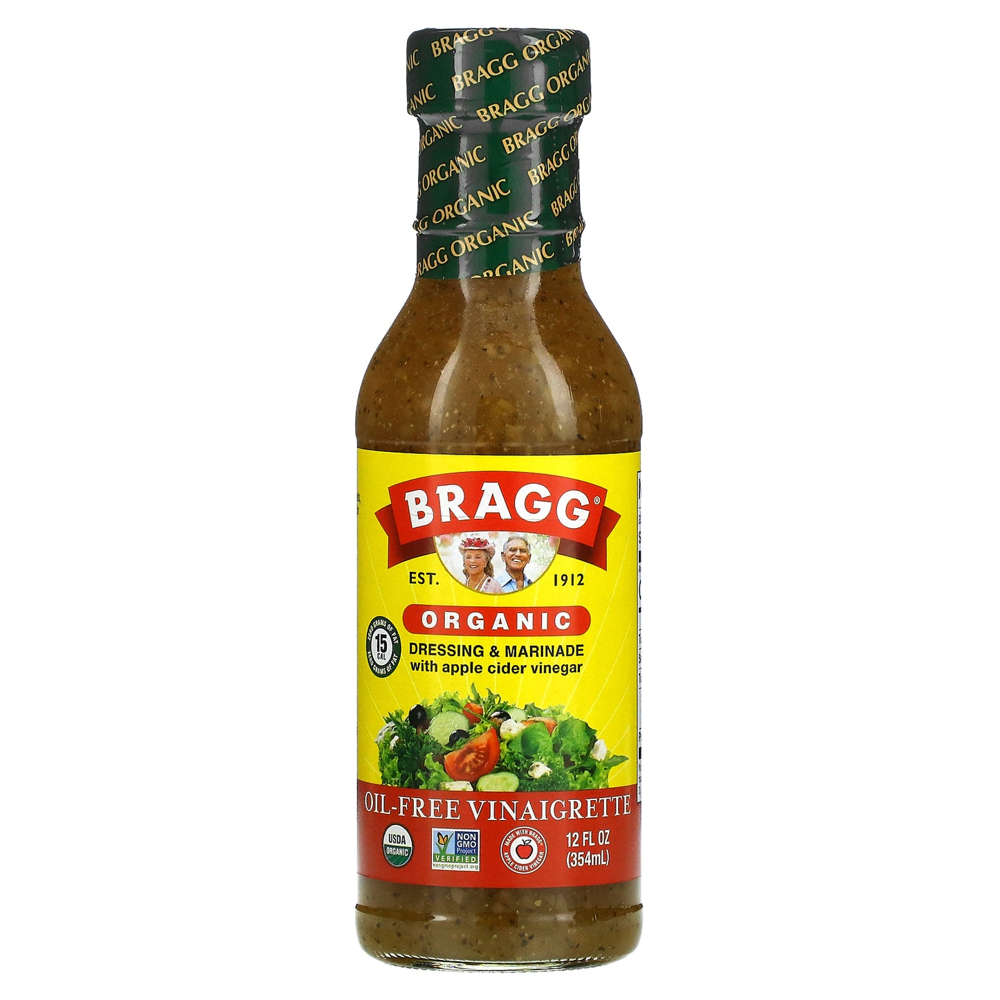 Bragg, Organic Dressing & Marinade with Apple Cider Vinegar, 12 fl oz (354 ml)