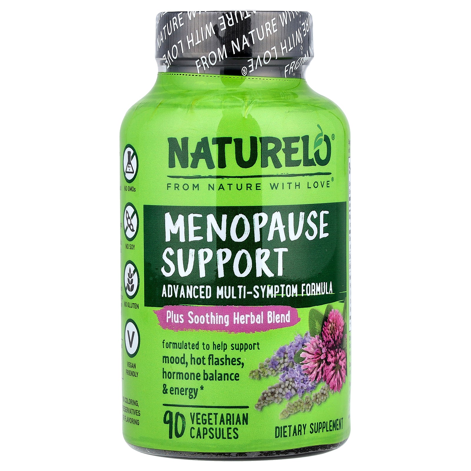 NATURELO, Menopause Support, 90 Vegetarian Capsules
