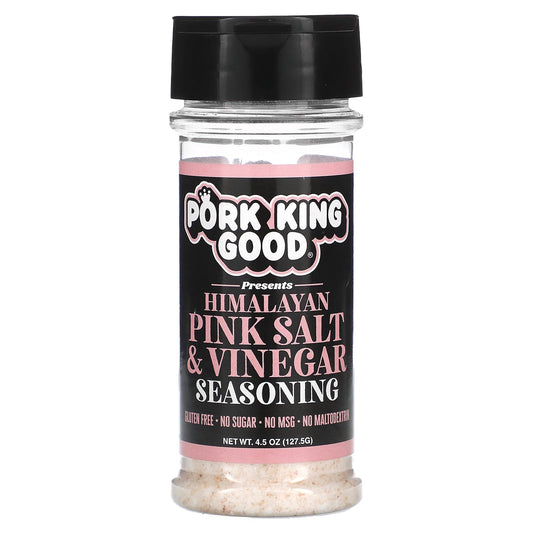 Pork King Good, Himalayan Pink Salt & Vinegar Seasoning , 4.5 oz (127.5 g)