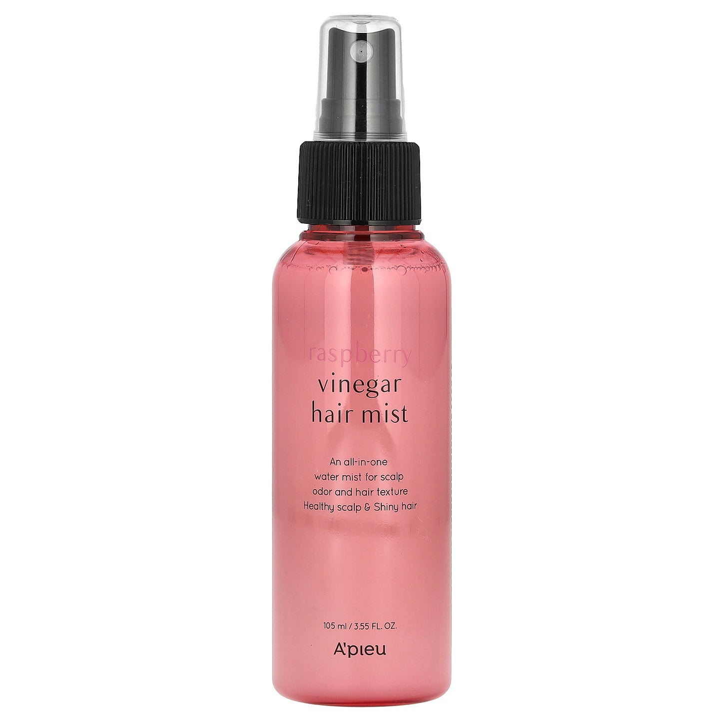 A'Pieu, Vinegar Hair Mist, Raspberry, 3.55 fl oz (105 ml)