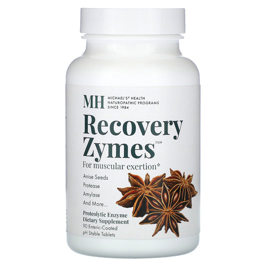 Michael's Health, Recovery Zymes, 90 Enteric-Coated pH Stable Tablets