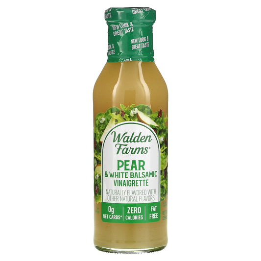 Walden Farms, Pear & White Balsamic Vinaigrette Dressing, 12 fl oz (355 ml)