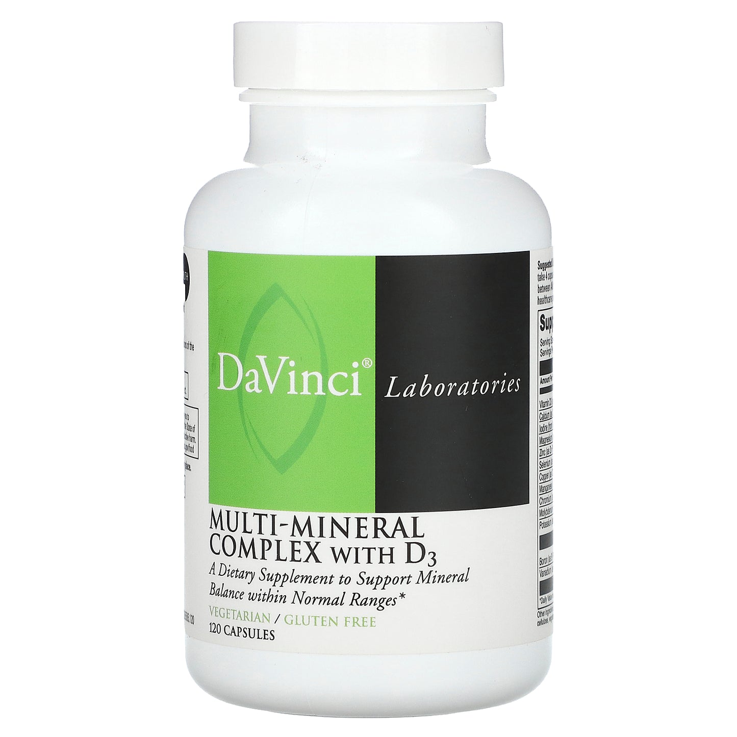 DaVinci Laboratories, Multi-Mineral Complex with D3, 120 Capsules