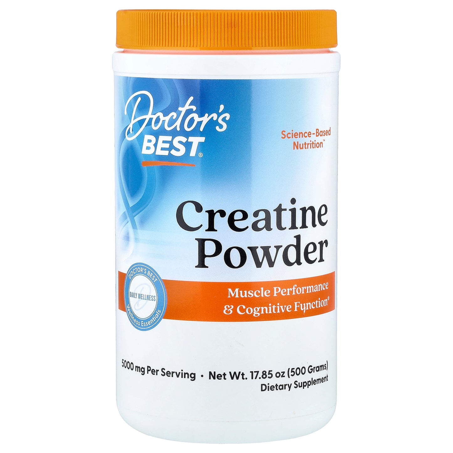 Doctor's Best, Creatine Powder, Unflavored, 17.85 oz (500 Grams)