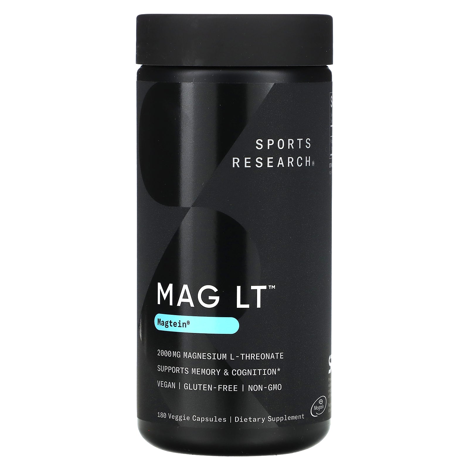 Sports Research, MAG LT™, Magtein®, 2,000 mg, 180 Veggie Capsules (666 mg per Capsule)