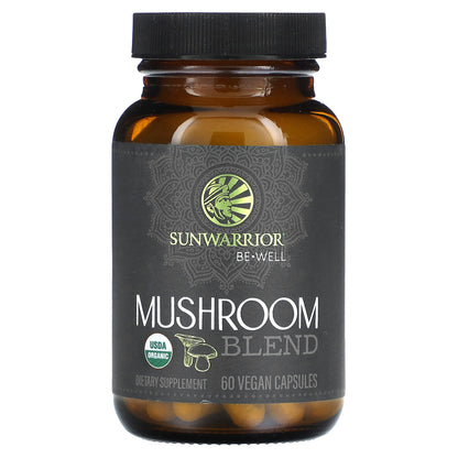 Sunwarrior, Mushroom Blend, 60 Vegan Capsules