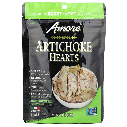 Amore, Artichoke Hearts, Herb Infused, 4.4 oz (125 g)