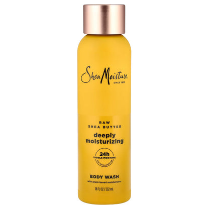 SheaMoisture, Deeply Moisturizing Body Wash, Raw Shea Butter, 18 fl oz (532 ml)