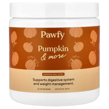 Pawfy, Pumpkin & More, 8 oz (227 g)