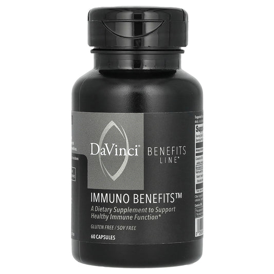 DaVinci Laboratories of Vermont, Benefits Line, Immuno Benefits, 60 Capsules