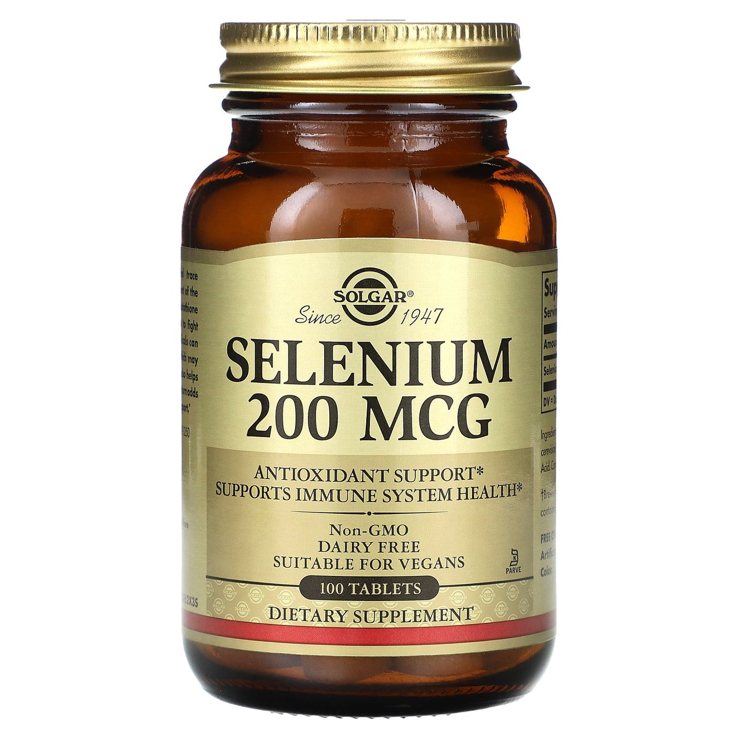 Solgar, Selenium, 200 mcg, 100 Tablets