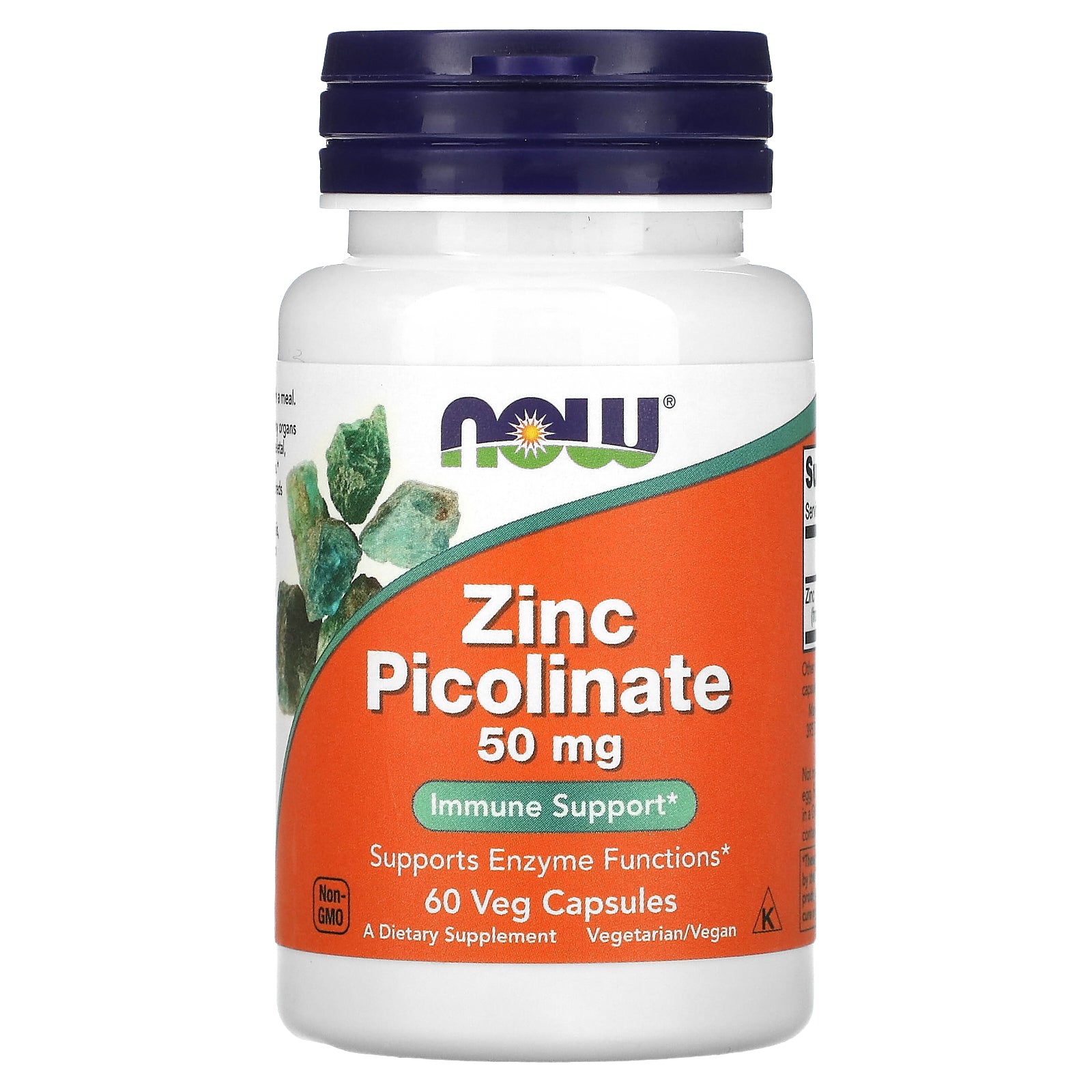 NOW Foods, Zinc Picolinate, 50 mg, 60 Veg Capsules (50 mg per Capsule)