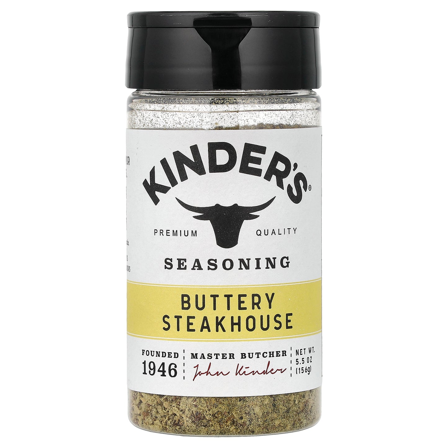 KINDER'S, Seasoning, Buttery Steakhouse, 5.5 oz (156 g)