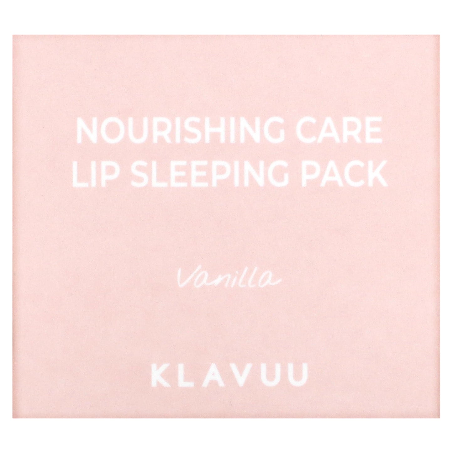 KLAVUU, Nourishing Care, Lip Sleeping Pack, Vanilla, 0.70 oz (20 g)