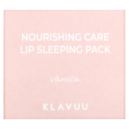 KLAVUU, Nourishing Care, Lip Sleeping Pack, Vanilla, 0.70 oz (20 g)