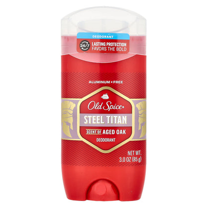 Old Spice, Steel Titan Deodorant, Aged Oak, 3 oz (85 g)