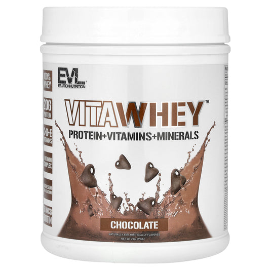 EVLution Nutrition, VitaWhey™, Chocolate, 21 oz (596 g)