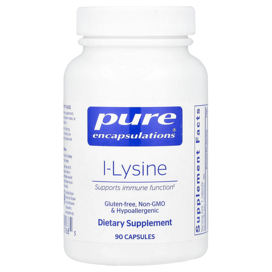 Pure Encapsulations, L-Lysine, 90 Capsules