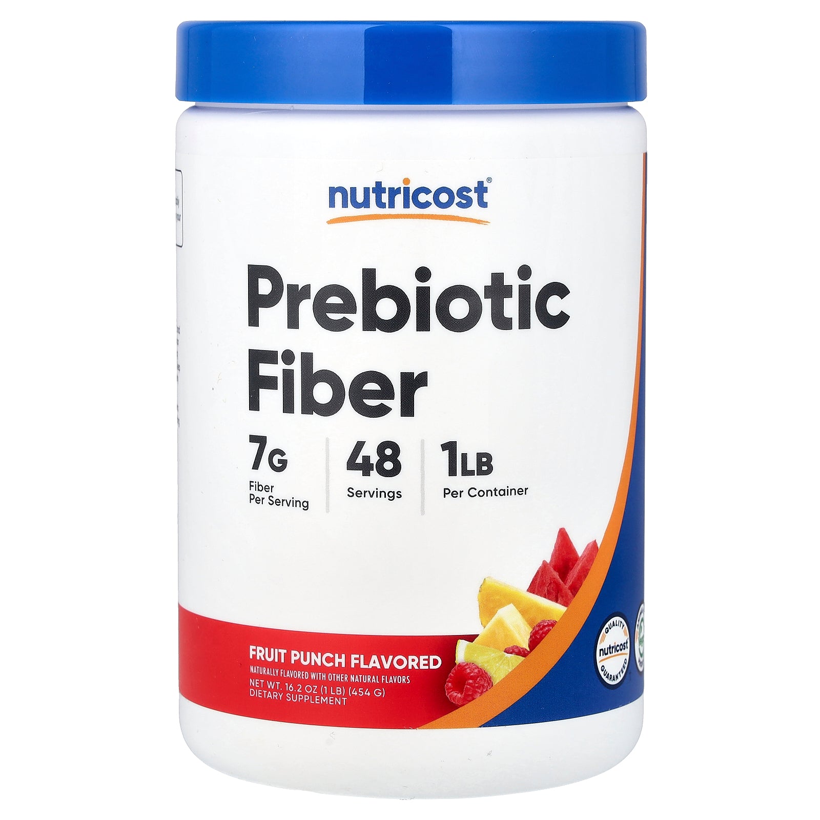 Nutricost, Prebiotic Fiber, Fruit Punch, 16.2 oz (454 g)