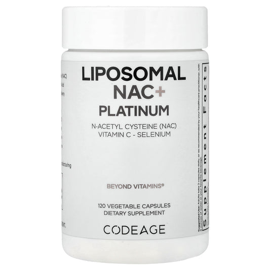 Codeage, Liposomal NAC+ Platinum, 120 Vegetable Capsules