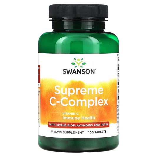 Swanson, Supreme C-Complex with Citrus Bioflavonoids and Rutin, 100 Tablets