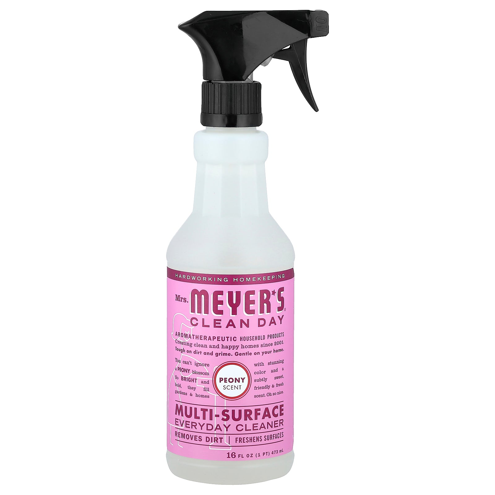 Mrs. Meyers Clean Day, Multi-Surface Everyday Cleaner, Peony , 16 fl oz (473 ml)