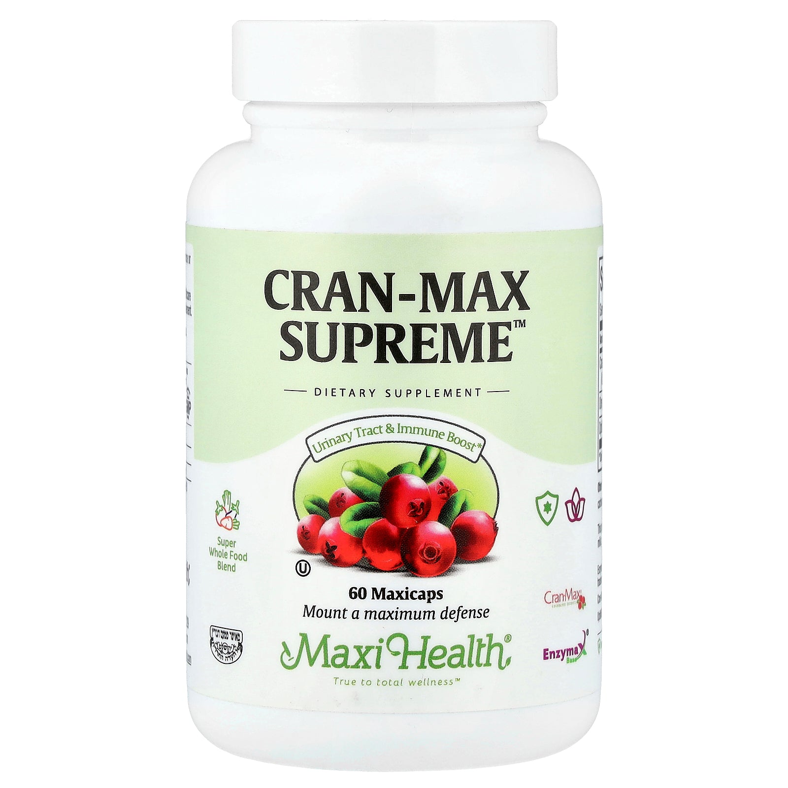 Maxi Health, Cran-Max Supreme™, 60 Maxicaps