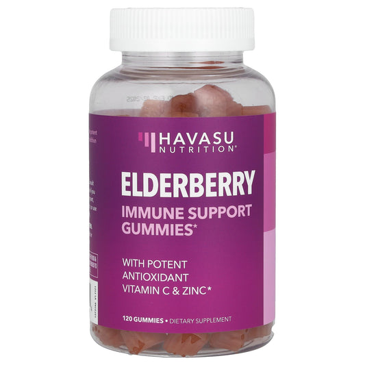 Havasu Nutrition, Elderberry Immune Support Gummies, 120 Gummies