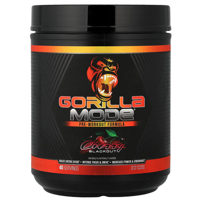 Gorilla Mind, Mode®, Pre-Workout Formula, Cherry Blackout, 1.79 lb (812 g)