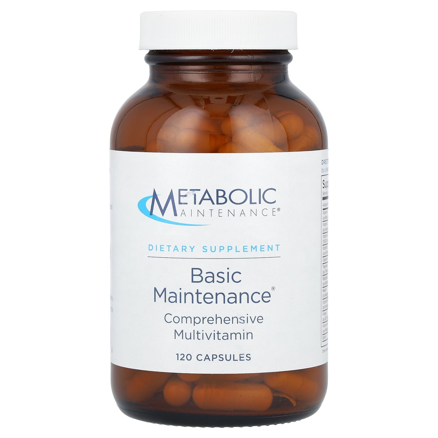 Metabolic Maintenance, Basic Maintenance, 120 Capsules