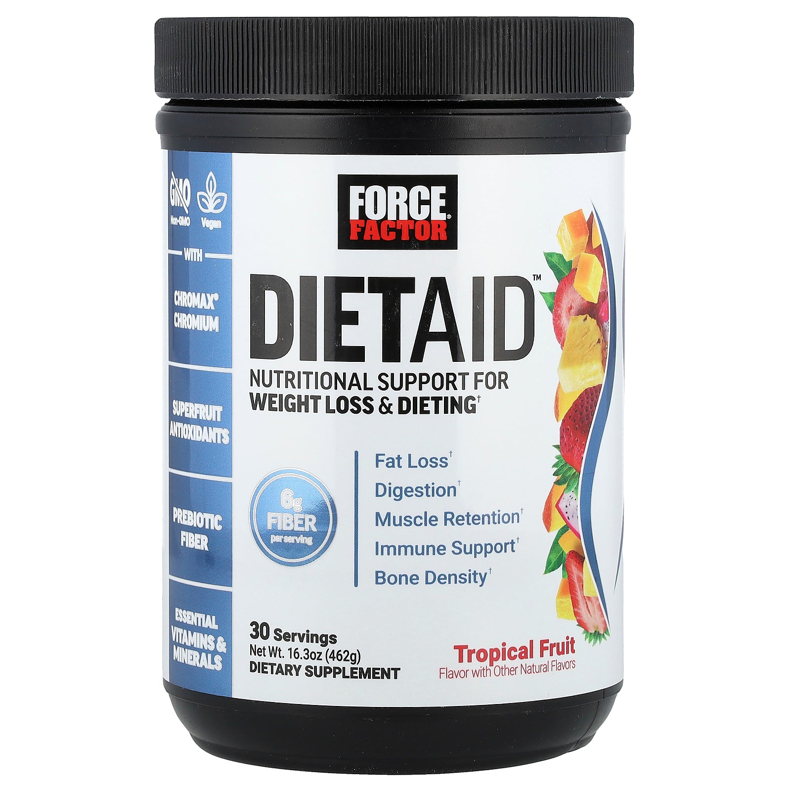 Force Factor, DietAid™, Tropical Fruit, 16.3 oz (462 g)