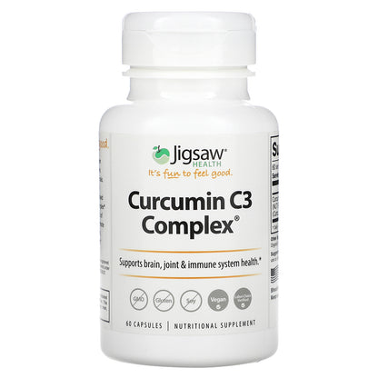 Jigsaw Health, Curcumin C3 Complex, 500 mg, 60 Capsules