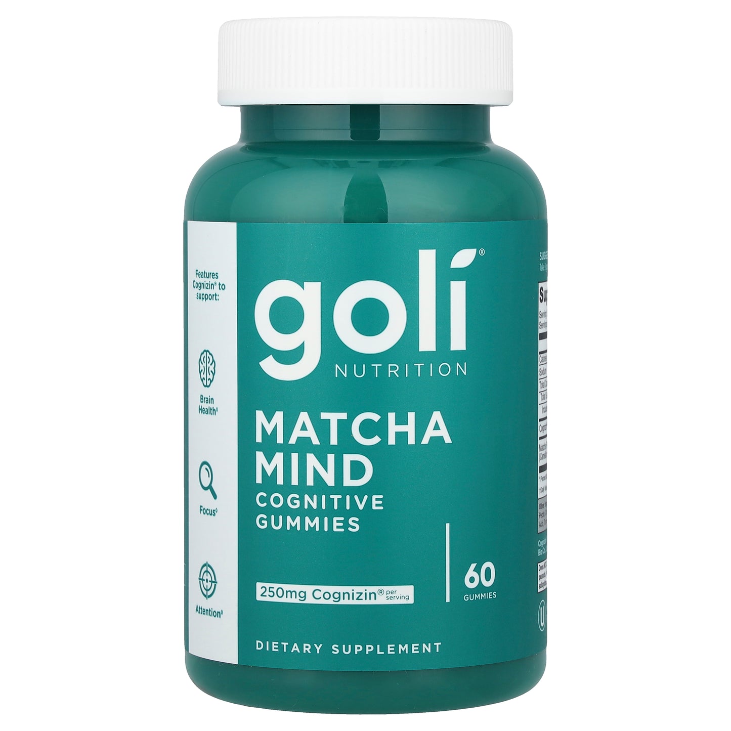 Goli Nutrition, Matcha Mind Cognitive Gummies, 60 Gummies