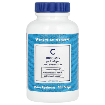 The Vitamin Shoppe, Vitamin C, 100 Softgels