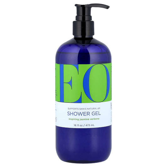 EO Products, Shower Gel, Inspiring Jasmine Verbena, 16 fl oz (473 ml)