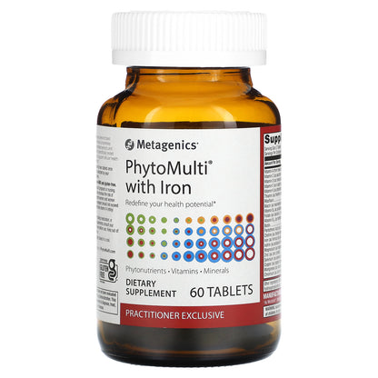 Metagenics, PhytoMulti with Iron, 60 Tablets