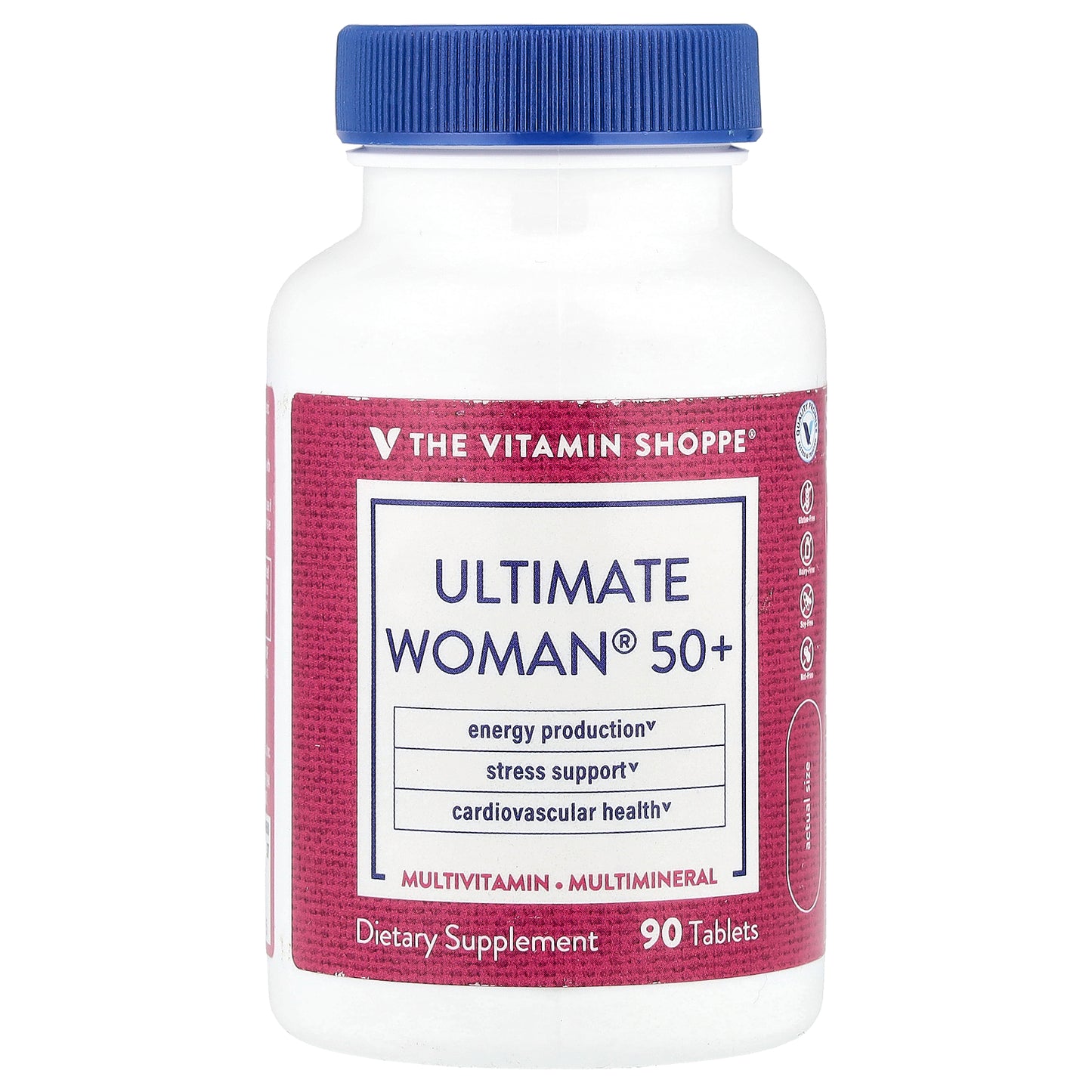 The Vitamin Shoppe, Ultimate Woman® 50+, Multivitamin & Multimineral, 90 Tablets