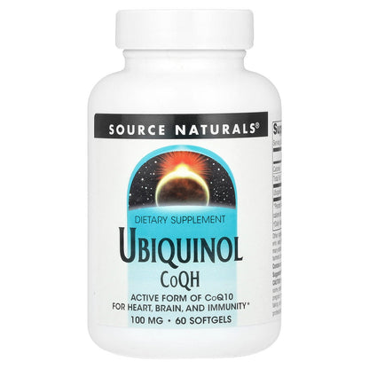 Source Naturals, Ubiquinol CoQH, 100 mg, 60 Softgels