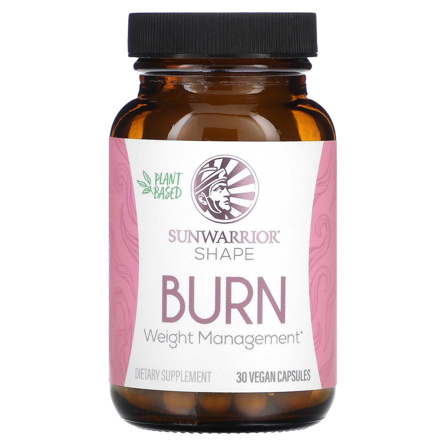 Sunwarrior, Shape, Burn, Weight Management, 30 Vegan Capsules