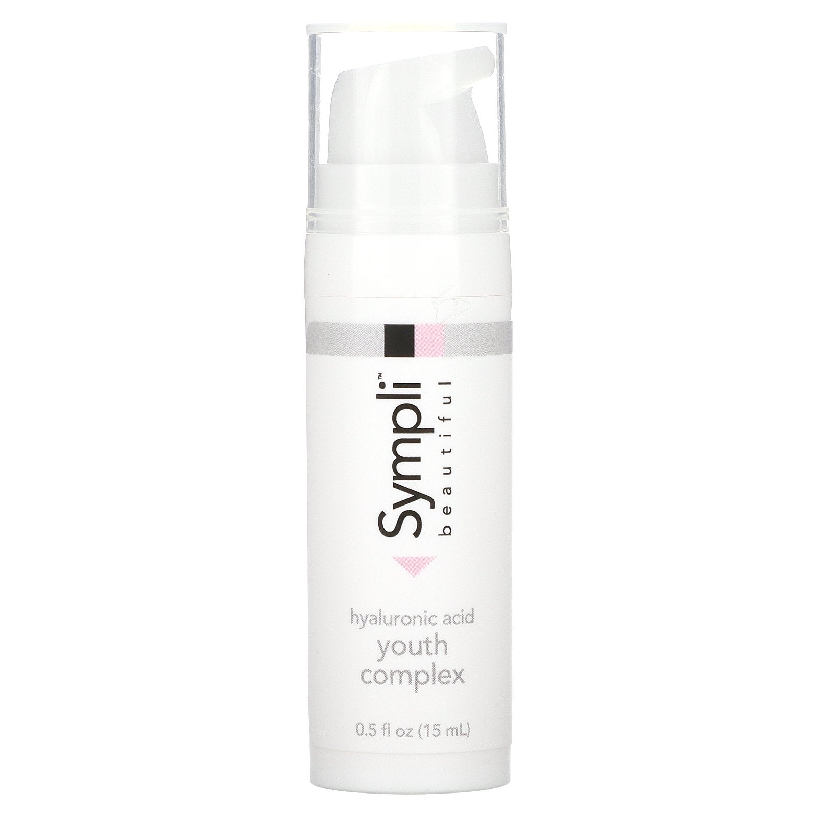 Sympli Beautiful, Hyaluronic Acid Youth Complex, Trial Size, 0.5 fl oz (15 ml)